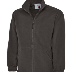 Classic Full Zip Fleece Jacket - Charcoal, XS