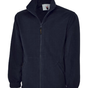 Classic Full Zip Fleece Jacket - Navy, XS
