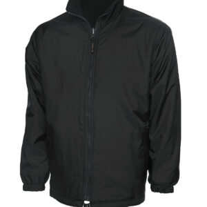 Classic Reversible Fleece Jacket - Black, XS