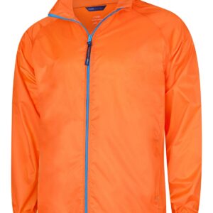 Active Jacket - Fiery Orange/Surf Blue, XS