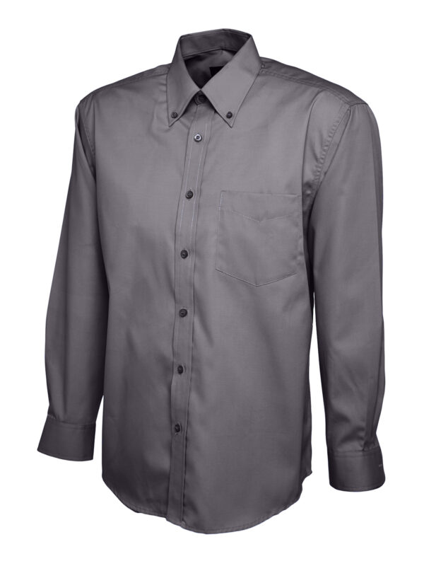 Mens Pinpoint Oxford Full Sleeve Shirt - Image 2