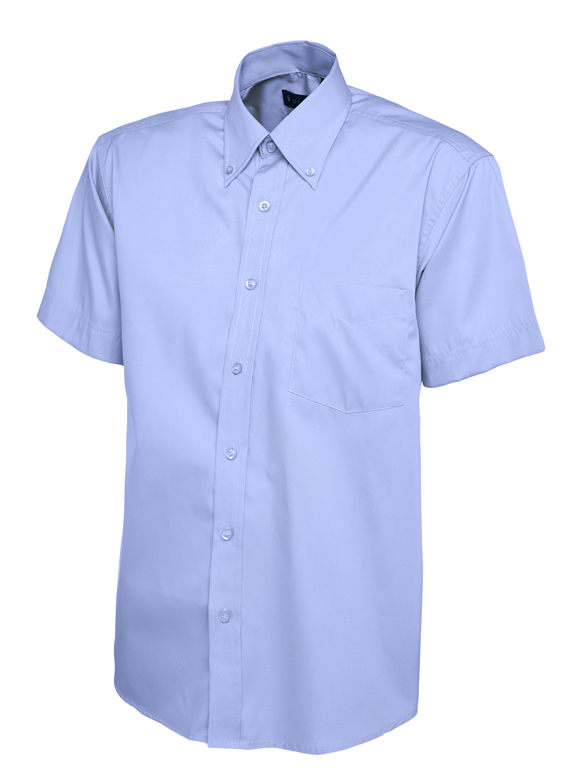 Mens Pinpoint Oxford Half Sleeve Shirt - Image 14