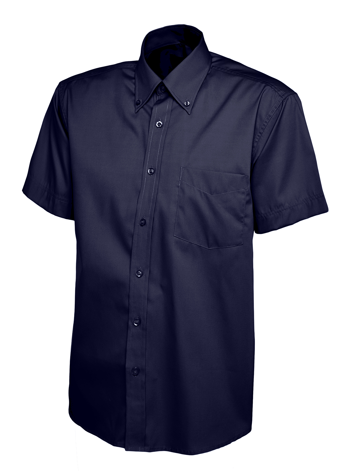 Mens Pinpoint Oxford Half Sleeve Shirt - Image 20