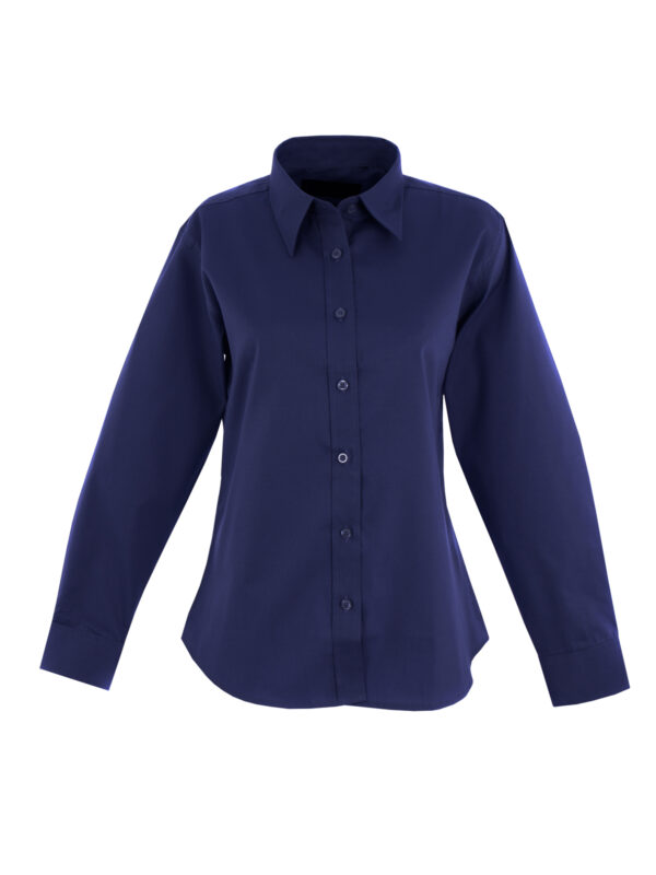Ladies Pinpoint Oxford Full Sleeve Shirt - Image 29