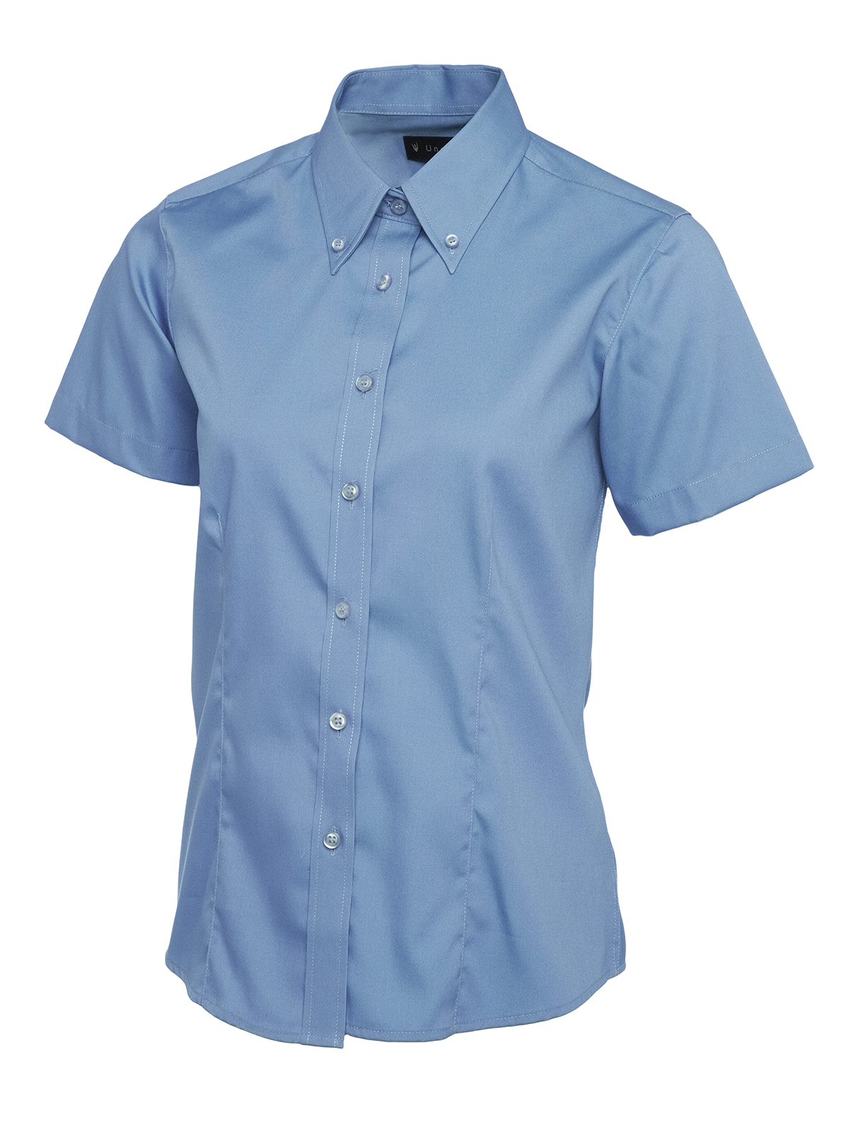Ladies Pinpoint Oxford Half Sleeve Shirt - Image 20