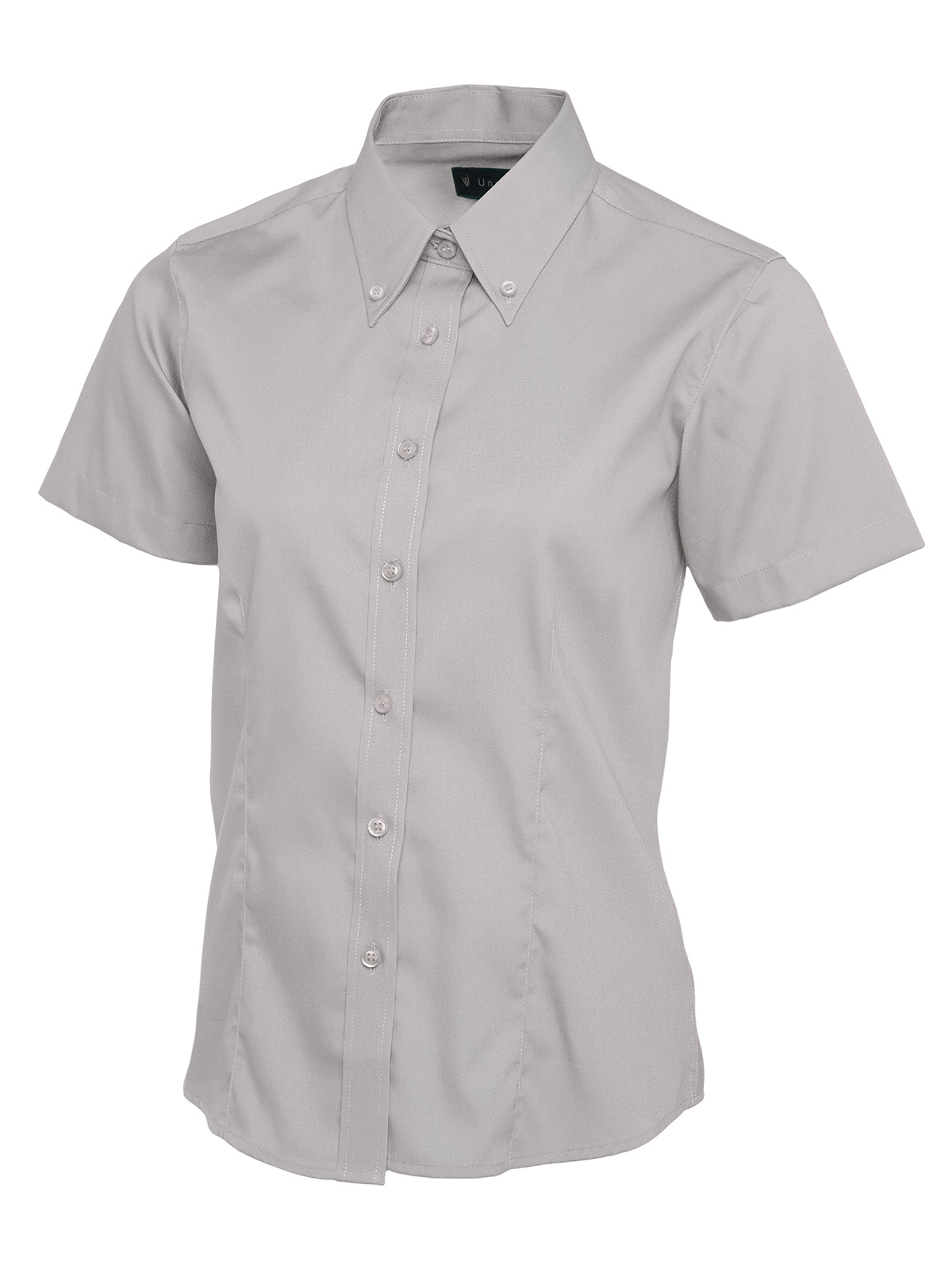 Ladies Pinpoint Oxford Half Sleeve Shirt - Image 38