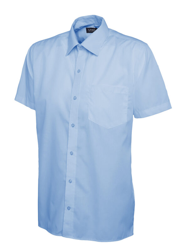 Mens Poplin Half Sleeve Shirt - Image 12
