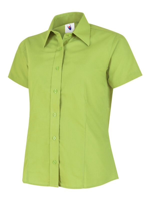 Ladies Poplin Half Sleeve Shirt - Image 14