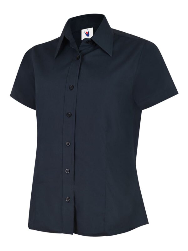 Ladies Poplin Half Sleeve Shirt - Image 31