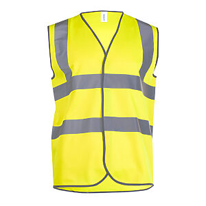 Hi Vis Safety Waistcoat - Yellow, S