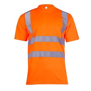 Hi Vis Short Sleeve T-Shirt - Orange, S