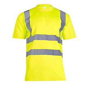 Hi Vis Short Sleeve T-Shirt - Yellow, S