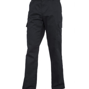 Ladies Cargo Trousers - Black, 8