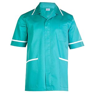 Mens Heavyweight Tunic - Emerald, XS