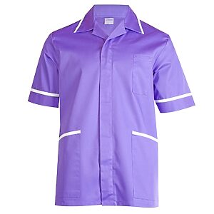 Mens Heavyweight Tunic - Purple, XS