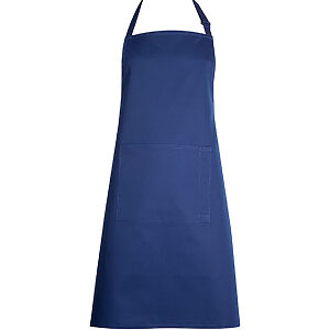 Bib Apron with Pocket - Navy, ONE