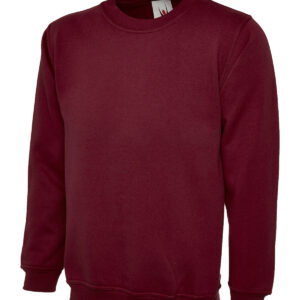 The UX Children's Sweatshirt - Maroon, 3/4 Yrs