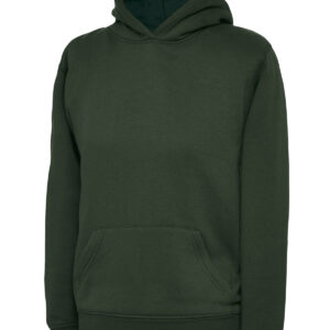 The UX Children’s Hooded Sweatshirt - Bottle* Green, 3/4 Yrs