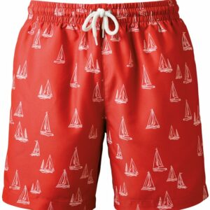 Men's swim shorts - Washed Coral Nautical Design, S