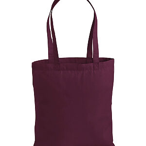 Premium Cotton tote - Burgundy, One size