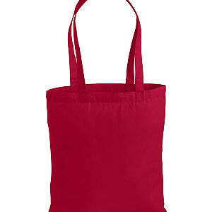 Premium Cotton tote - Classic Red, One size
