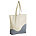 Organic cotton wave print maxi tote