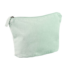 Garment-dyed accessory bag - Vintage Aqua, One size