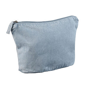 Garment-dyed accessory bag - Vintage Light Blue, One size