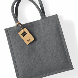 Jute midi tote - Graphite Grey/Graphite Grey, One size