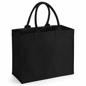 Resort canvas bag - Black, One size