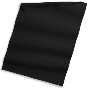 Organic cotton tea towel - Black, One size