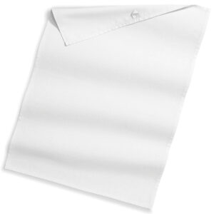 Organic cotton tea towel - White, One size