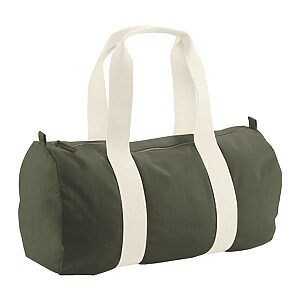 EarthAware® organic barrel bag - Olive Green, One size