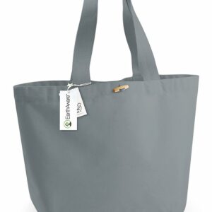 EarthAware® organic marina tote XL - Pure Grey, One size