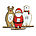 Eco Xmas Bamboo Characters