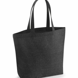 Revive recycled maxi tote - Black, One size