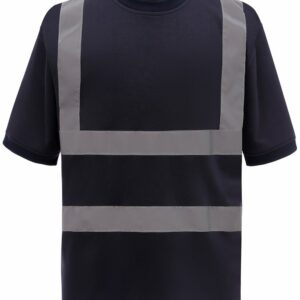 Hi-vis short sleeve t-shirt (HVJ410) - Navy, S