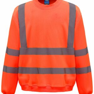 Yk030 Orange Ft Hi-vis sweatshirt (HVJ510) – Orange Orange, 2XL