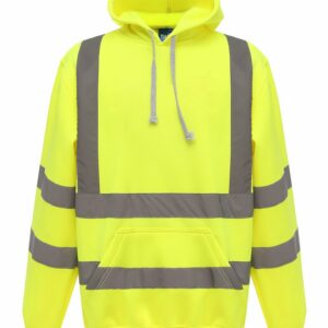 Yk032 Yellow Ft Hi-vis pull-over hoodie (HVK05) – Yellow Yellow, 2XL