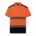 Yk104 Orange Navy Ft Hi-vis two-tone polo shirt (HVJ220)