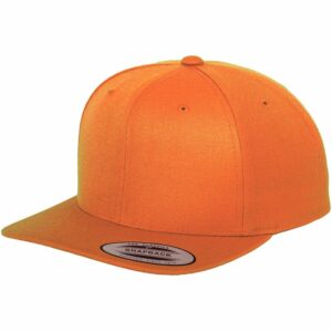 Yp001 Orange Ft The classic snapback (6089M) – Orange Orange, One size