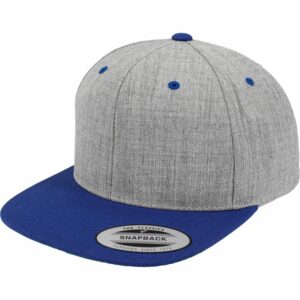 The classic snapback 2-tone  (6089MT) - Heather Royal, One size