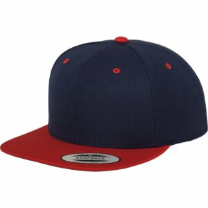 The classic snapback 2-tone  (6089MT) - Navy/Red, One size