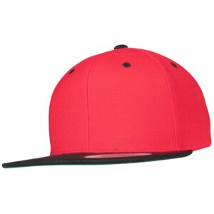 The classic snapback 2-tone  (6089MT) - Red/Black, One size
