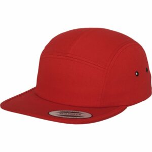 Classic 5-panel jockey cap (7005) - Red, One size