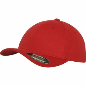 Flexfit double Jersey cap (6778) - Red, S/M