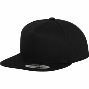 Classic 5-panel snapback (6007) - Black* Black, One size