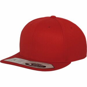 110 fitted snapback (110) - Red, One size