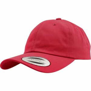 Dad hat baseball strap back (6245CM) - Cranberry, One size