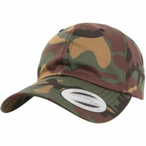 Dad hat baseball strap back (6245CM) - Green Camo, One size